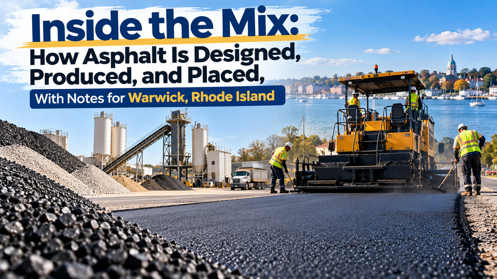 Inside the Mix: How Asphalt Is Designed, Produced, and Placed, With Notes for Warwick, Rhode Island